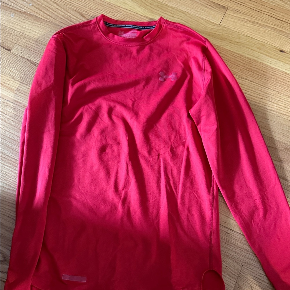 Under Armour Vibrant Red Crew Neck Top